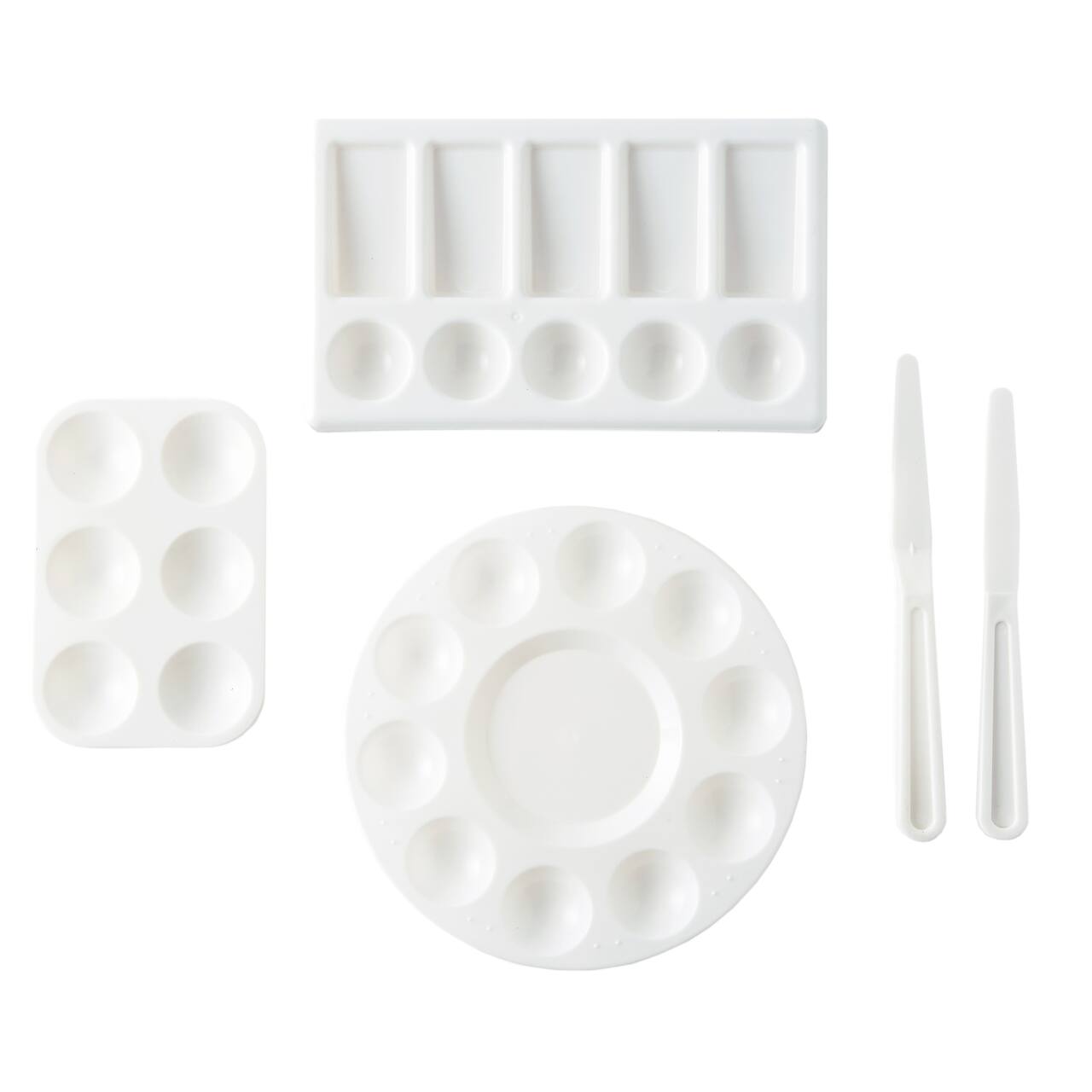 Ensemble palette et couteaux à peinture Nécessités d'Artist's Loft